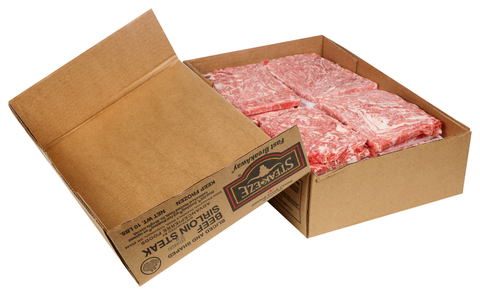 Advance Food Break Away Beef Flat Steak, 6 Ounce -- 27 per case.