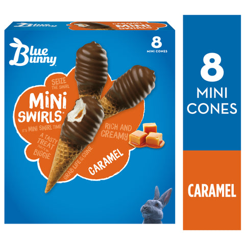 Blue Bunny ICE CREAM CONE CARAMEL MINI 966407