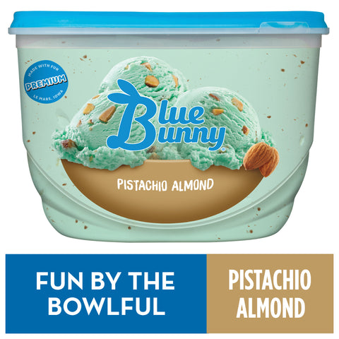 Blue Bunny ICE CREAM PISTACHIO ALMOND