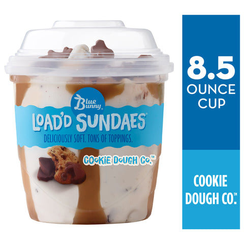 Blue Bunny ICE CREAM LOADED SUNDAE COOKIE DOUGH