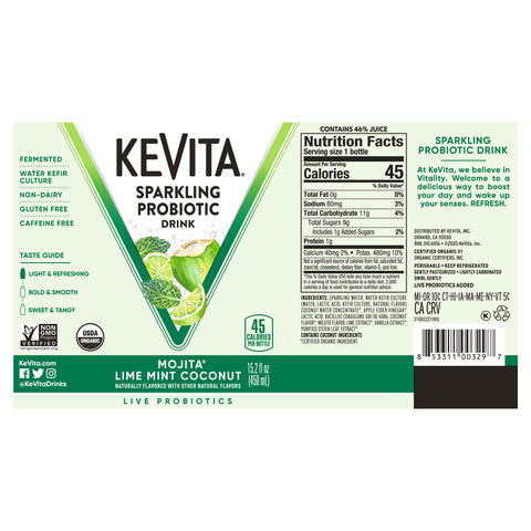 Kevita DRINK SPARKLING MOJITA LIME MINT COCONUT