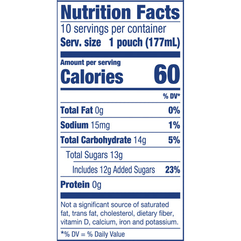 Caprisun Soft Drink Ready To Drink Variety Pack, 1 pouch -- 40 pouch per case.