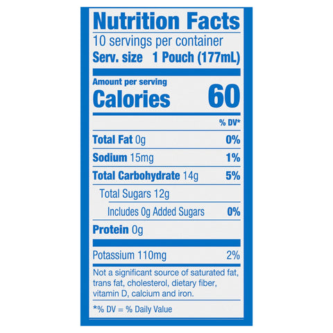 Capri Sun Organic Apple Ready-to-Drink Soft Drink, 6 Fluid Ounce -- 40 per case