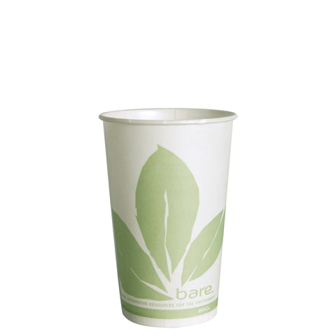 Bare® by Solo® CUP PAPER COLD WAXED 16 OZ