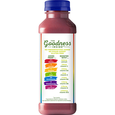 Drink Naked Juice Smoothie Ranbwow Machine Plastic Bottle