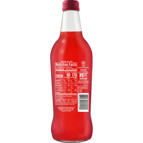 Izze JUICE BLACKBERRY SPARKLING GLASS BOTTLE