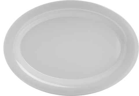 Carlisle PLATTER OVAL WIDE RIM DESIGNER DISPLAYWARE™ WHITE 21X15
