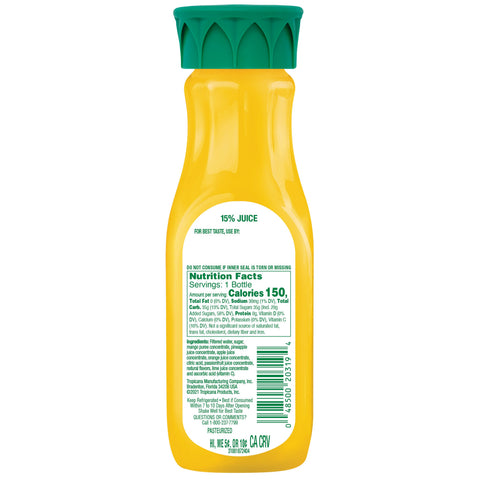 Tropicana Pure Premium JUICE PINEAPPLE MANGO PLASTIC BOTTLE