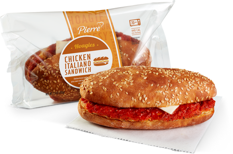 Advance Pierre Pizza Parlor Chicken Italiano Sandwich, 7.1 Ounce -- 12 per case.