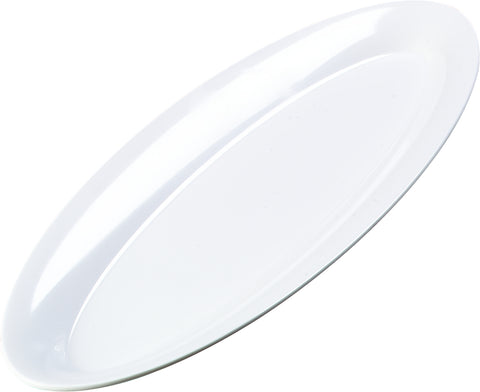 Carlisle PLATTER SALMON DESIGNER DISPLAYWARE™ WIDE RIM WHITE 22X8