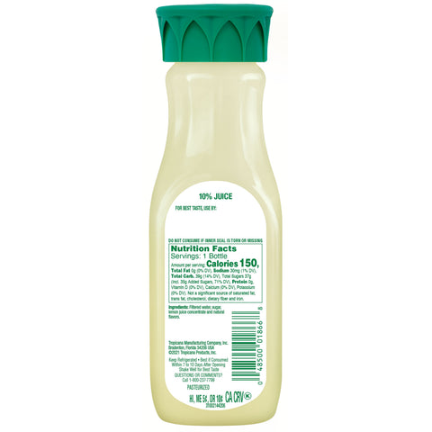 Tropicana Pure Premium JUICE LEMONADE PLASTIC BOTTLE REFRIGERATED