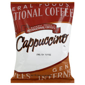 General Foods International Coffees (GFIC) CAPPUCCINO ENGLISH TOFFEE