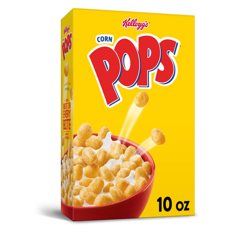 Kelloggs Corn Pops Cereal, 10 Ounce -- 16 per case.
