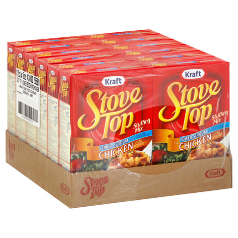 Stove Top Low Sodium Chicken Stuffing, 6 Ounce --12 Case