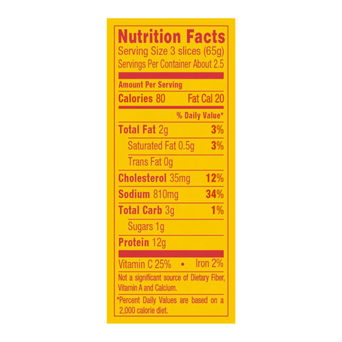 Oscar Mayer HAM HONEY DELI SLICED PACKAGE
