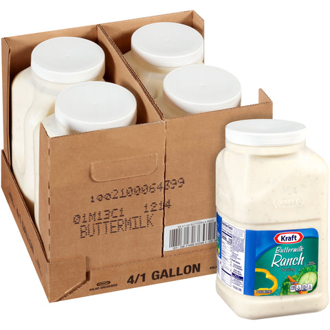Kraft Dressing Buttermilk Ranch, 1 Gallon -- 4 Case
