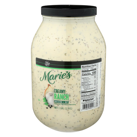 Maries Creamy Ranch Dressing, 7.78 Pound -- 2 per case.