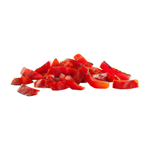 Simplot Roast Works Flame Roasted Red Pepper, 2.5 lb. package, 6 packages per case.