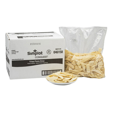 Simplot Conquest 1 Inch Crispy Potato Strips, 5 Pound -- 6 per case