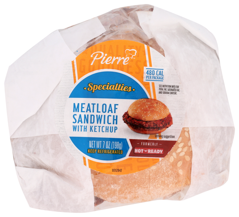 Hot 'n' Ready® SANDWICH MEATLOAF W/ KETCHUP 7 OZ 10000003247