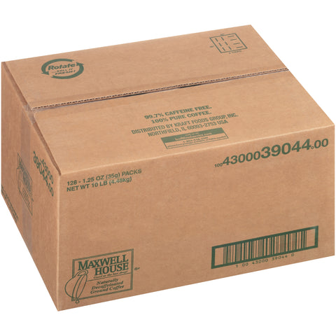 Coffee Ground Decaffeinated Fractional Pack 1.25 Oz