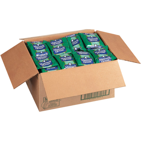 Maxwell House Decaffeinated Super High Yield Coffee - 1.25 oz. fractional pack, 128 packs per case