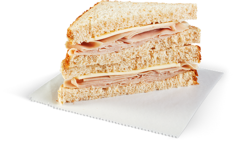 Mom's SANDWICH TURKEY & CHEESE ON WHEAT BREAD WEDGE 10000030243