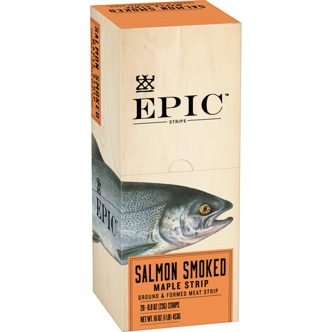 Epic Salmon Maple Strip, 0 .8 Ounce -- 80 per case.