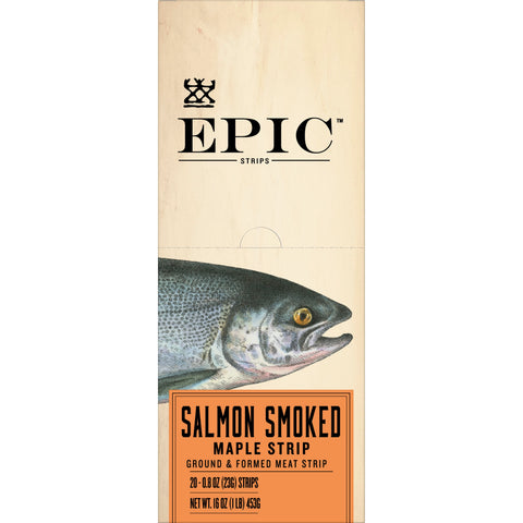 Epic Salmon Maple Strip, 0 .8 Ounce -- 80 per case.