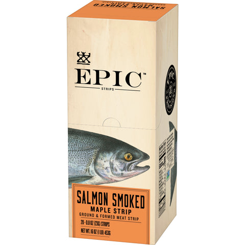 Epic Salmon Maple Strip, 0 .8 Ounce -- 80 per case.