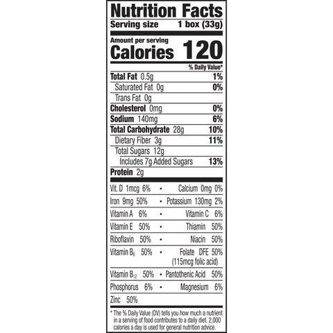 General Mills CEREAL TOTAL® RAISIN BRAN SINGLEPAK