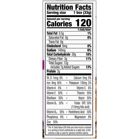 General Mills CEREAL TOTAL® RAISIN BRAN SINGLEPAK