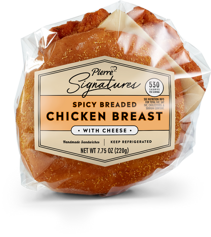 Pierre Signatures® SANDWICH SPICY CHICKEN WITH CHEESE 7.75 OZ 10000012312