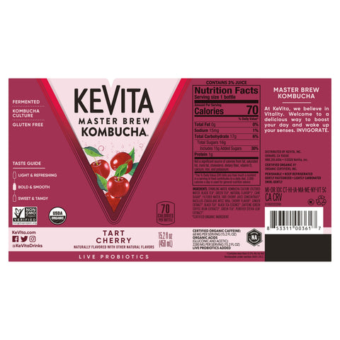 Kevita DRINK KEVITA KOMBUCHA TART CHERRY