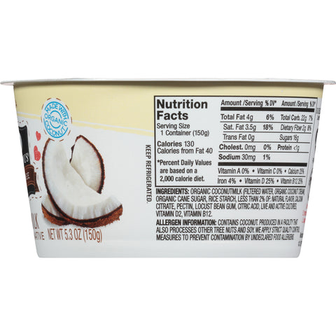 So Delicious YOGURT COCONUT MILK VANILLA UNSWEETENED BLENDED VEGAN