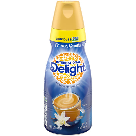 International Delight French Vanilla Coffee Creamer, 32 Fluid Ounce -- 6 per case.
