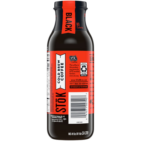 Stok COFFEE COLD BREWED BLACK GLASS BOTTLE 136740