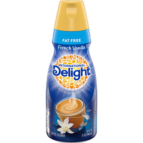 International Delight CREAMER LIQUID NON DAIRY FRENCH VANILLA FAT FREE