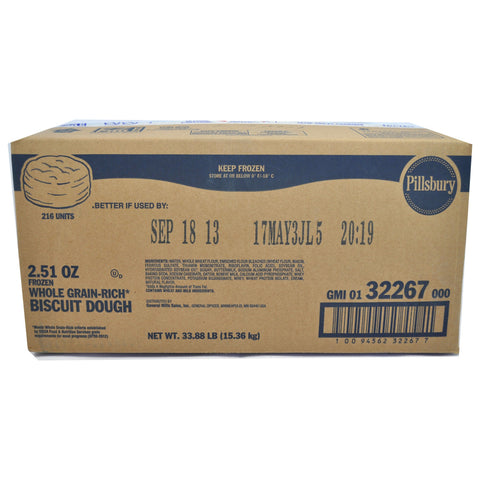 Pillsbury® DOUGH BISCUIT WHOLE GRAIN ZT