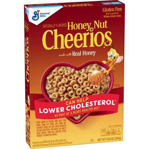 Honey Nut Cheerios Oats, 10.8 Ounce -- 12 per case.