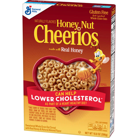 Honey Nut Cheerios Oats, 10.8 Ounce -- 12 per case.
