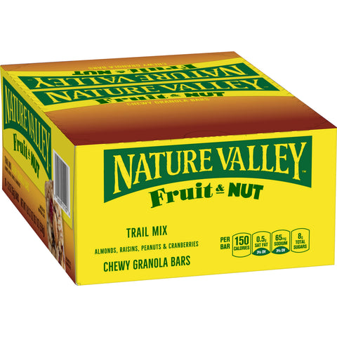 Nature Valley Fruit and Nut Chewy Trail Mix Bar - 1.2 oz. bar, 128 per case