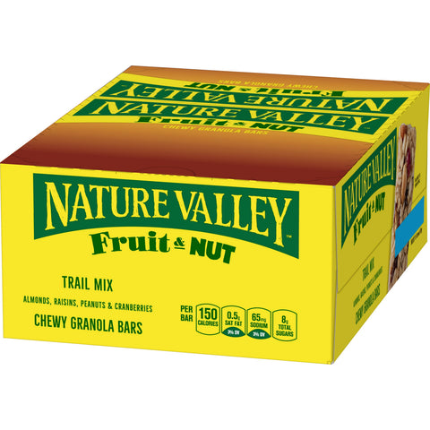 Nature Valley Fruit and Nut Chewy Trail Mix Bar - 1.2 oz. bar, 128 per case