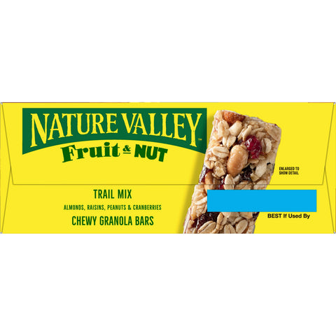 Nature Valley Fruit and Nut Chewy Trail Mix Bar - 1.2 oz. bar, 128 per case