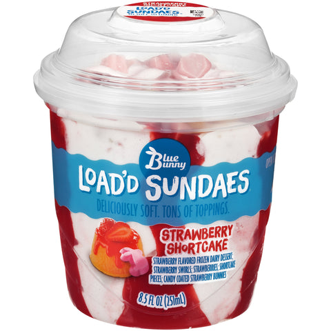 Blue Bunny B B I/C LOAD SUNDAE STRW SHRTCKE