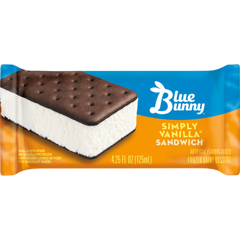 Blue Bunny ICE CREAM SANDWICH VANILLA