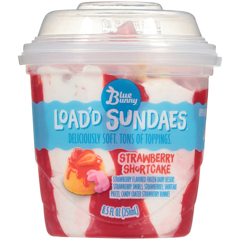 Blue Bunny B B I/C LOAD SUNDAE STRW SHRTCKE