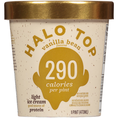 Velvet Ice Cream ICE CREAM VANILLA BEAN HALO TOP PINT