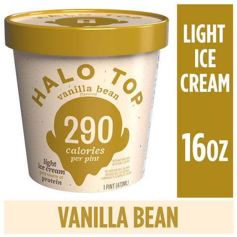 Velvet Ice Cream ICE CREAM VANILLA BEAN HALO TOP PINT