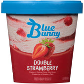 Blue Bunny ICE CREAM DOUBLE STRAWBERRY